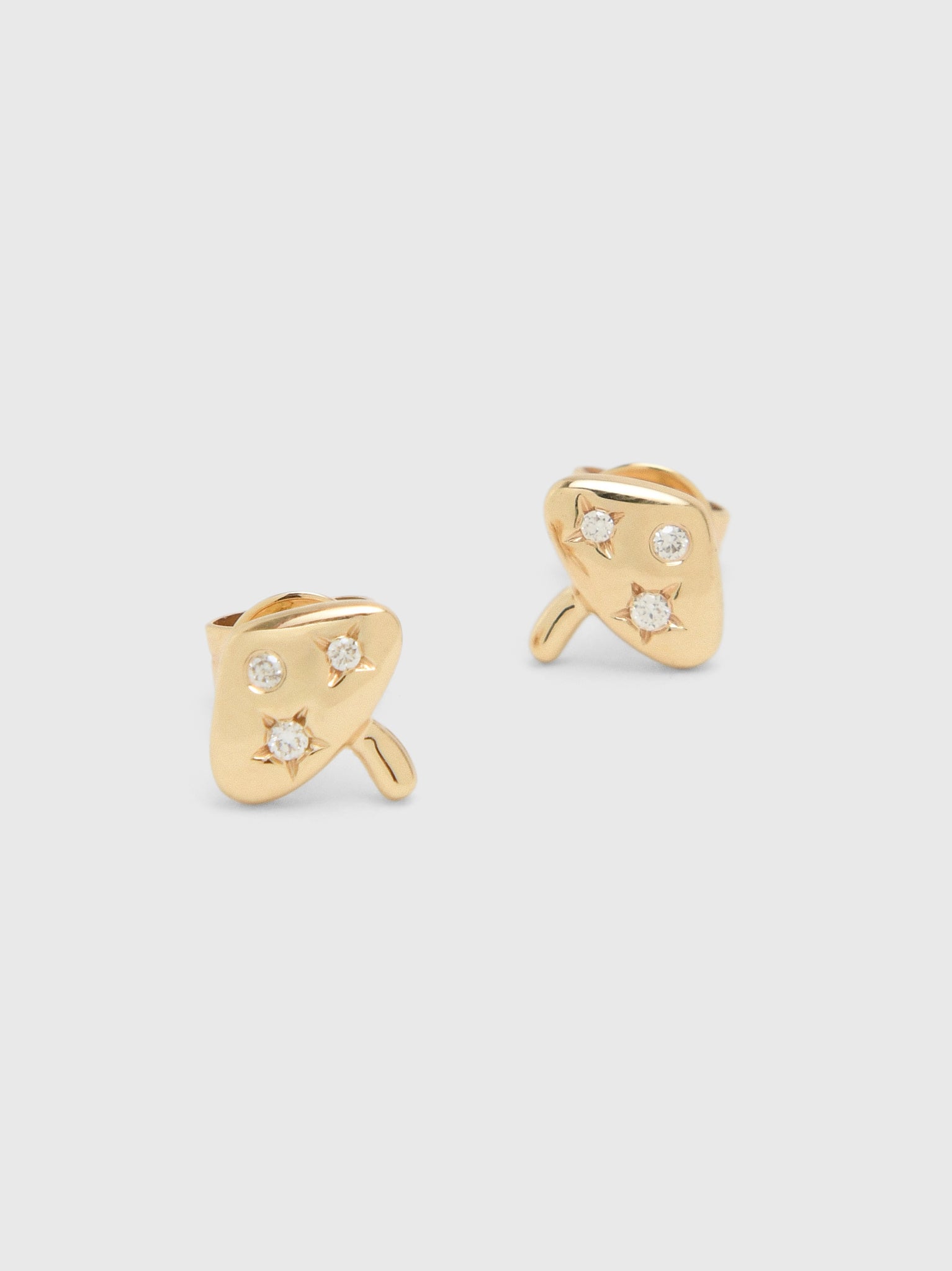 Francie B. Shroom Earrings - Saint Bernard