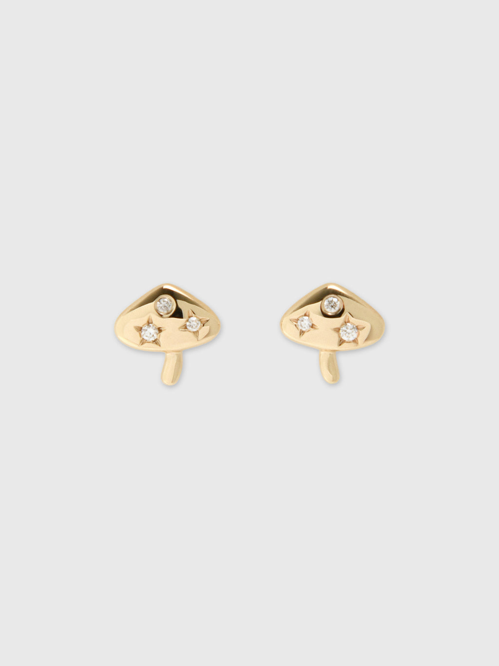Francie B. Shroom Earrings - Saint Bernard
