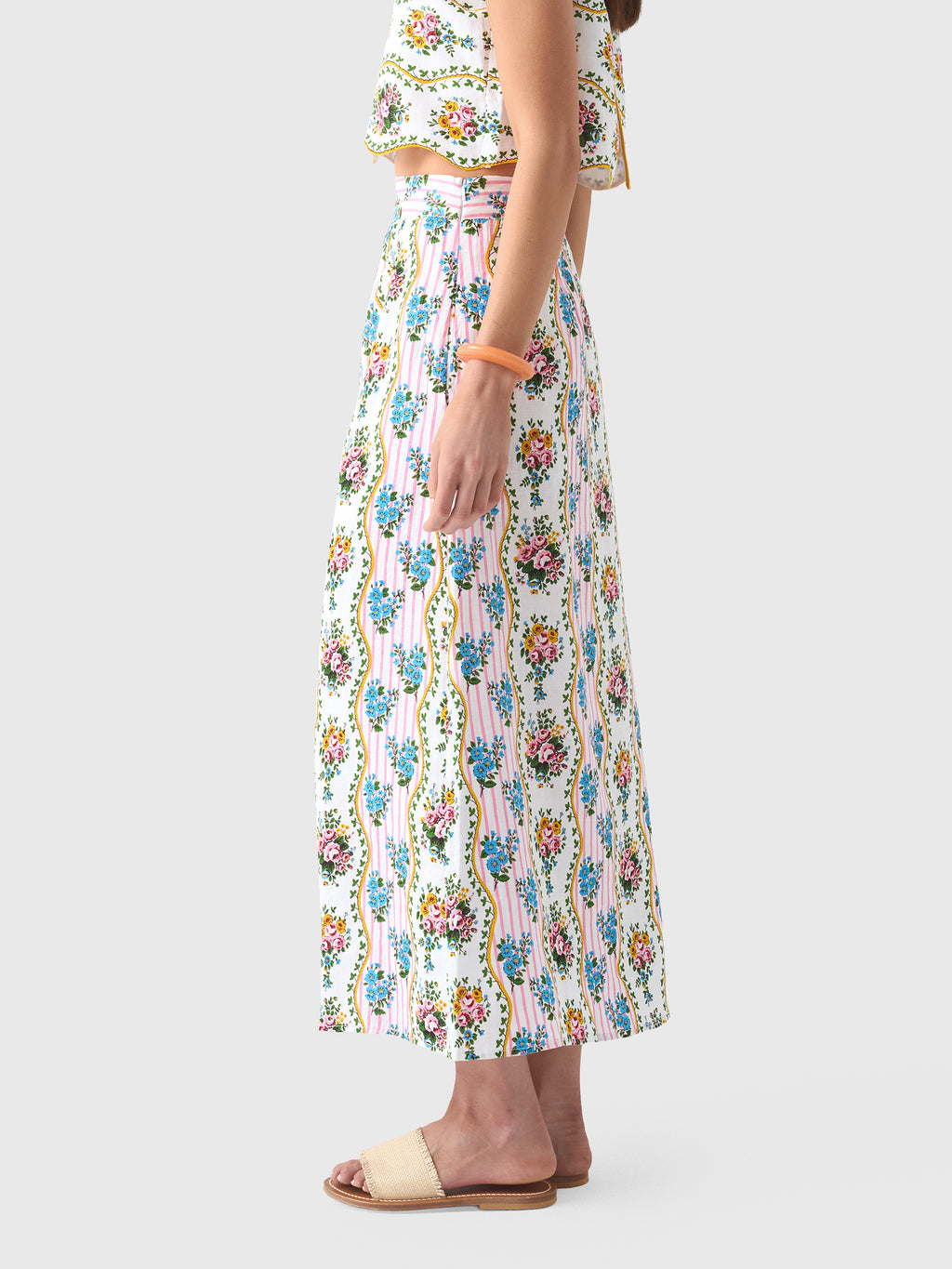 Pink City Prints Women's Sicily Skirt - Saint Bernard