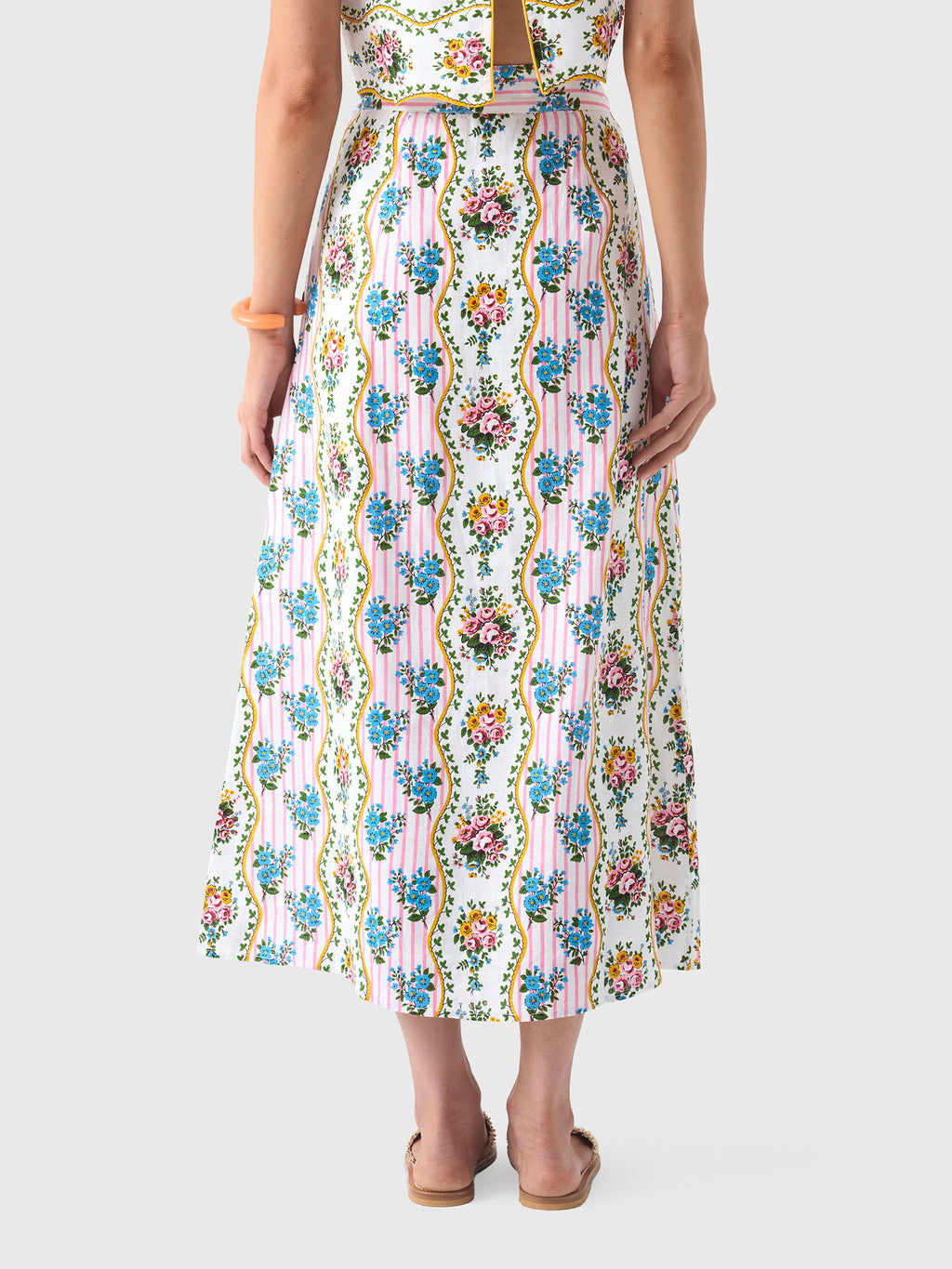 Pink City Prints Women's Sicily Skirt - Saint Bernard