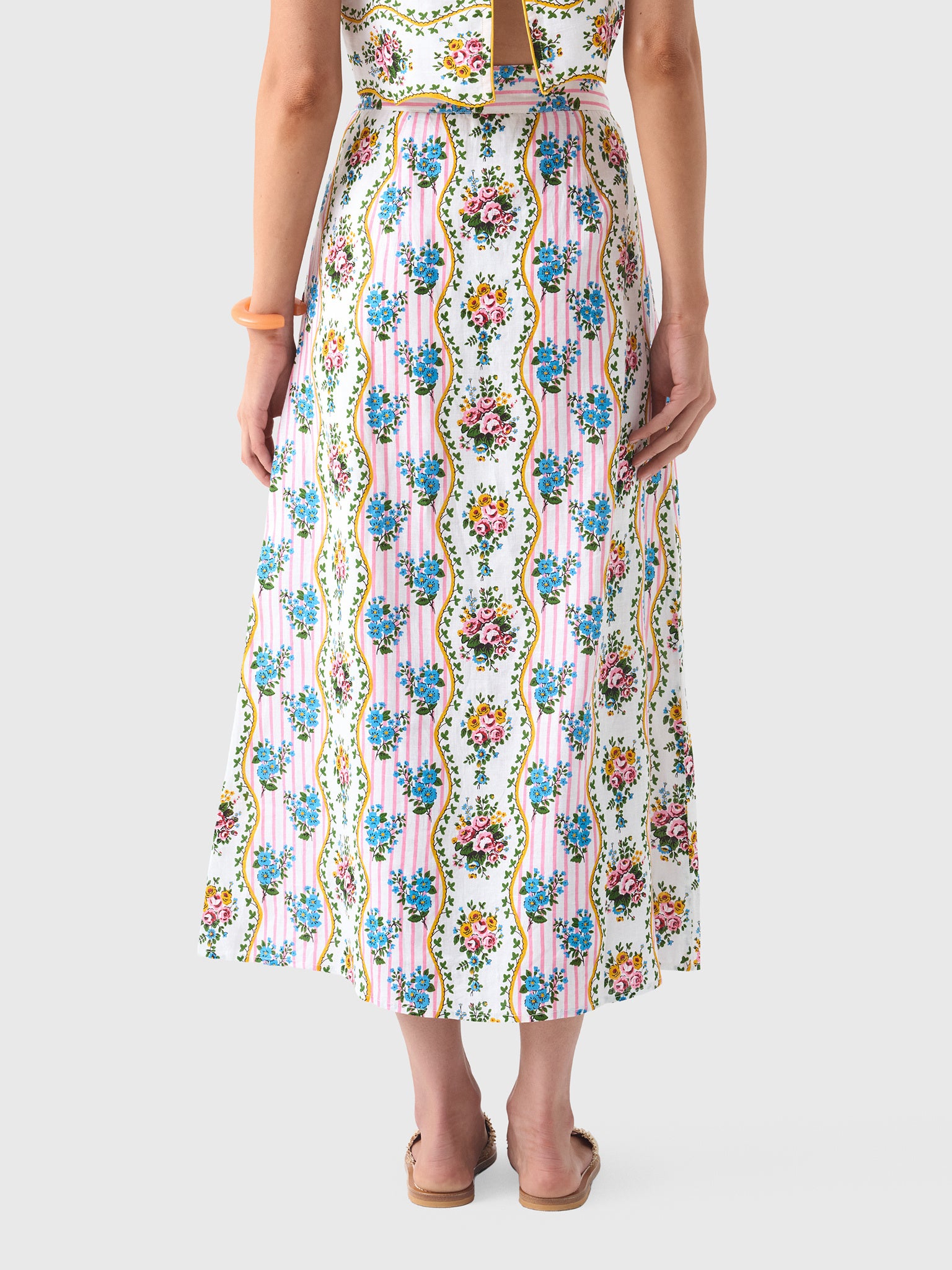 Pink City Prints Women's Sicily Skirt - Saint Bernard