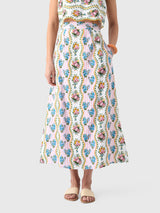 Pink City Prints Women's Sicily Skirt - Saint Bernard