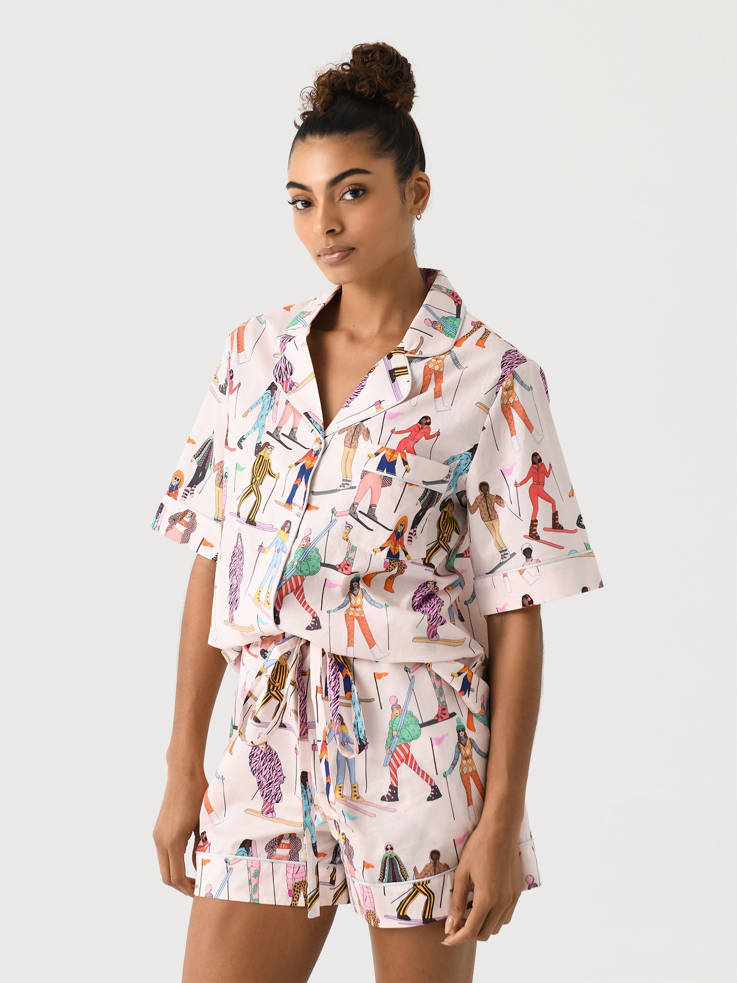 Skiers Short PJSxPINK-alt2