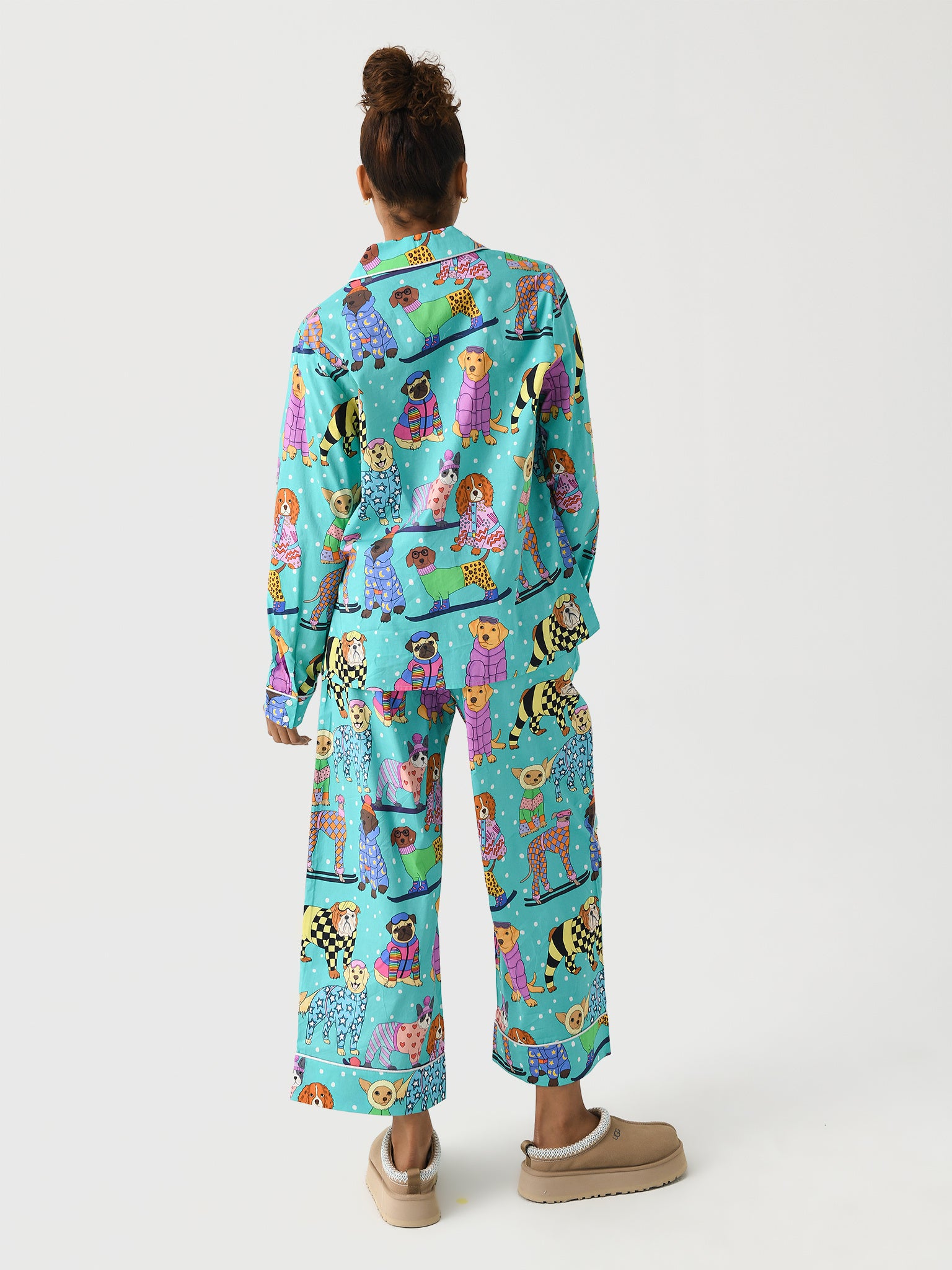 Sking Dogs Long PJSxTEAL-alt2