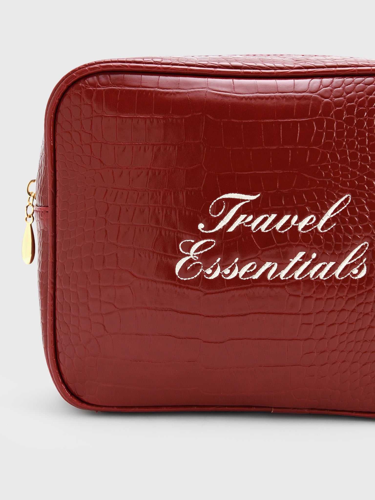 Abbode Travel Essentials Small Croc Pouch - Saint Bernard