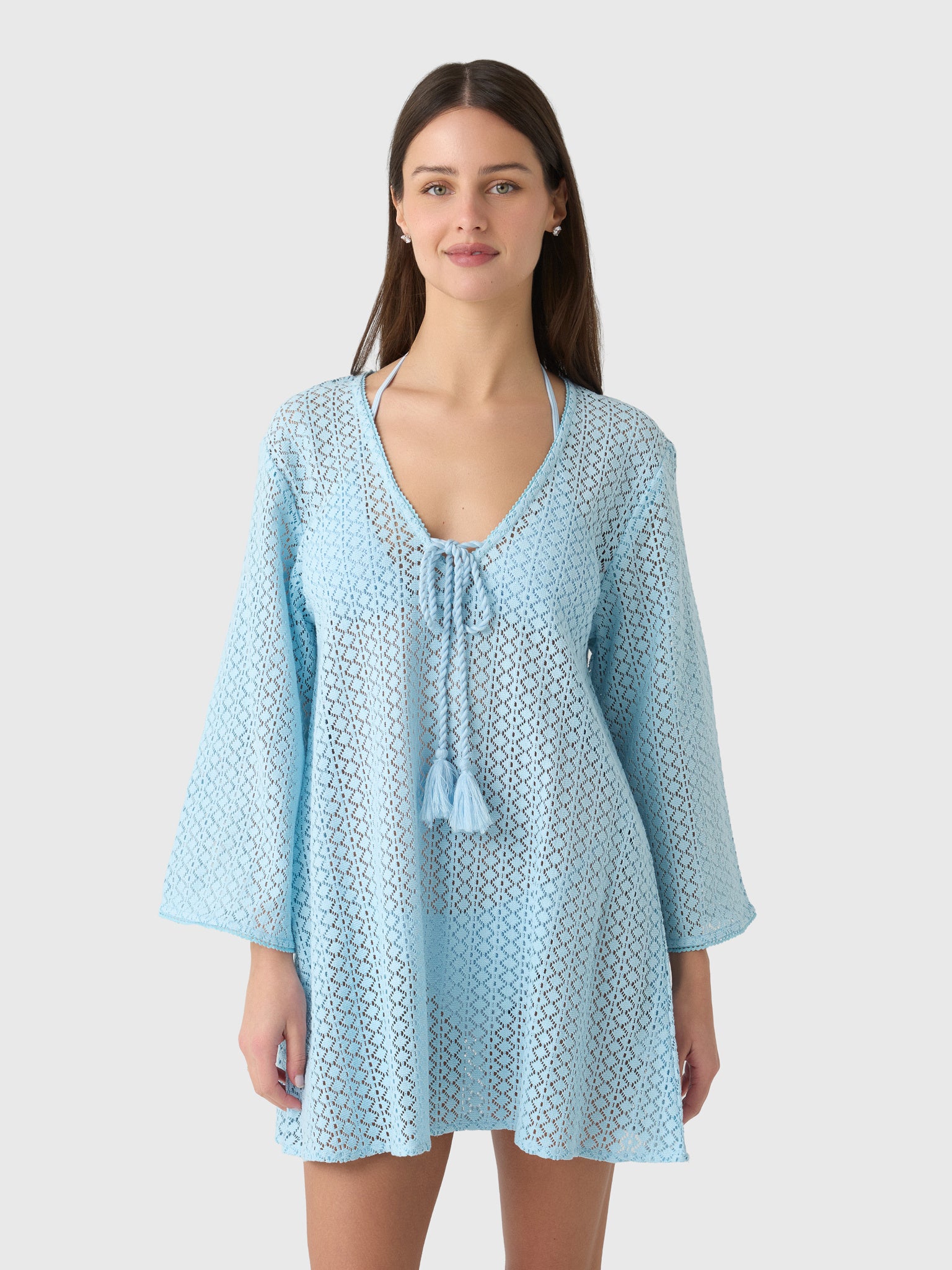 Sitano Women's Sorrento Bell Sleeve Dress - Saint Bernard