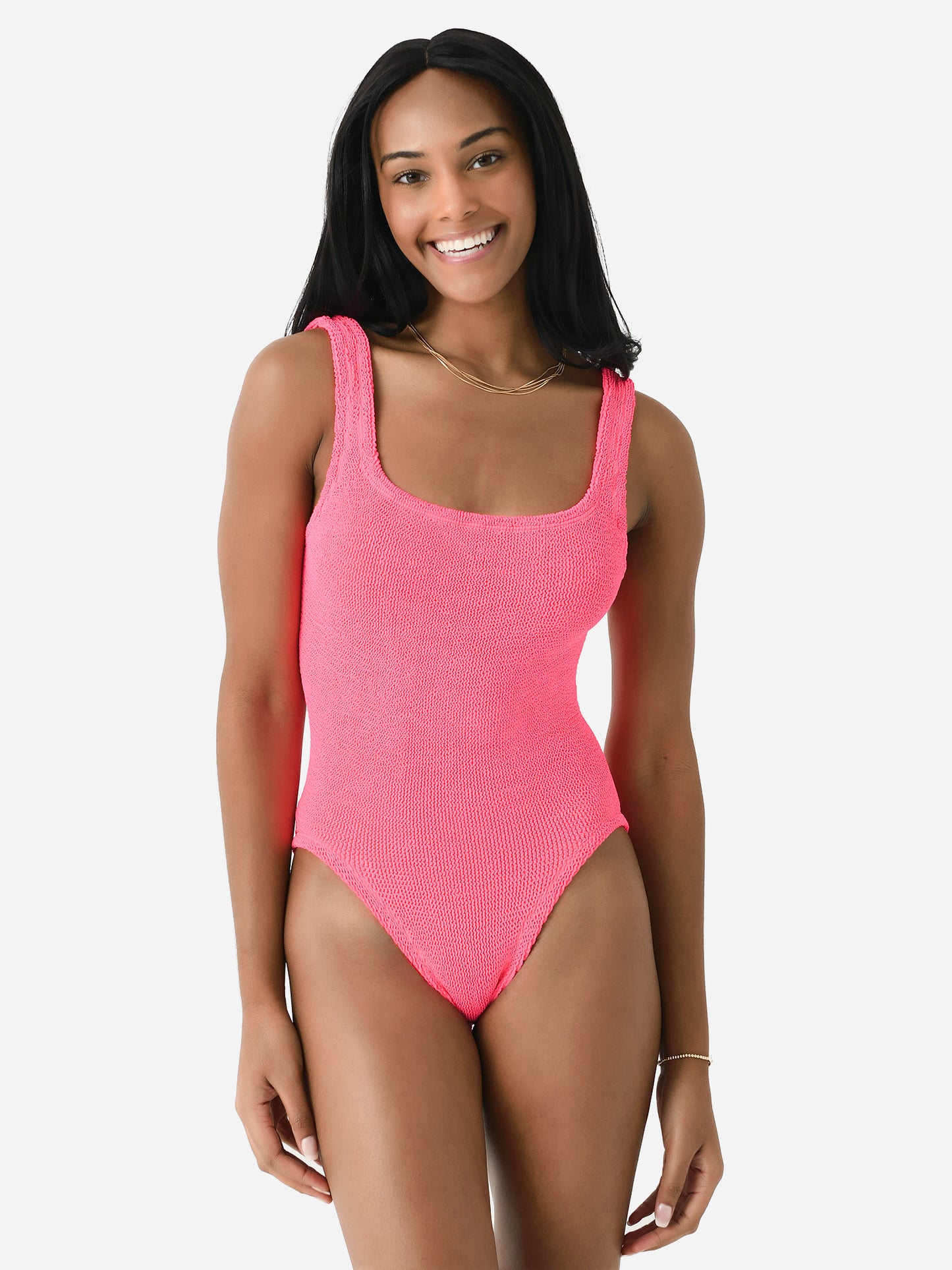 Hunza G Women's Square Neck One-Piece Swimsuit