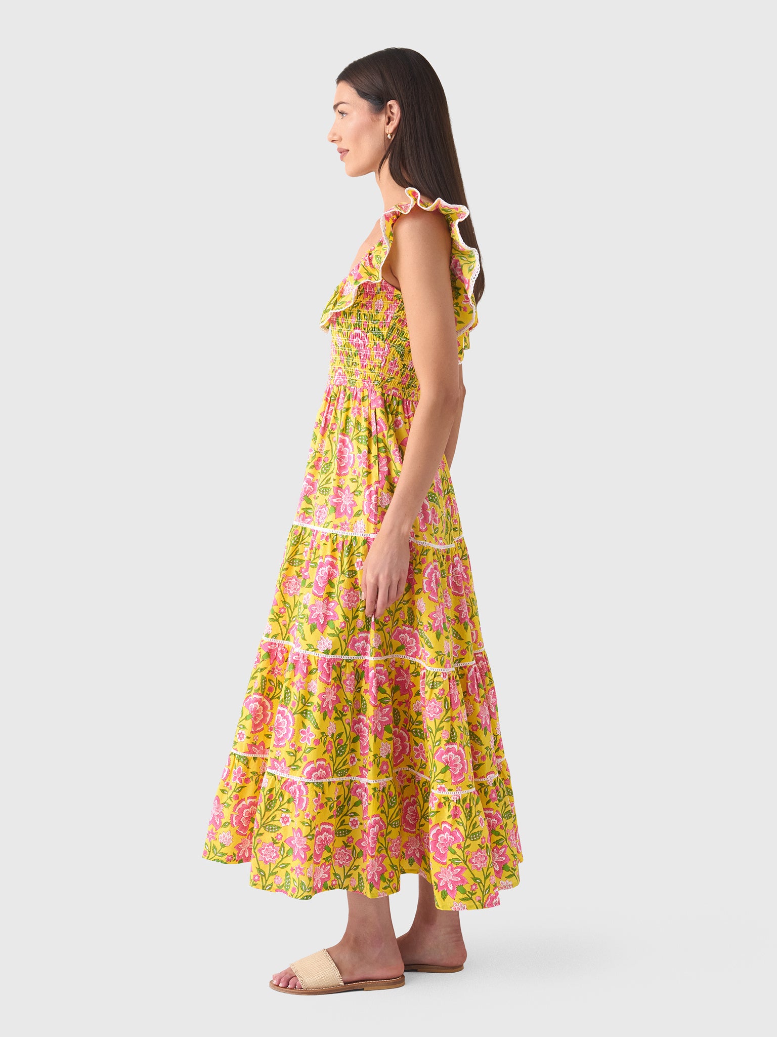 Pink City Prints Women's Susie Dress - Saint Bernard