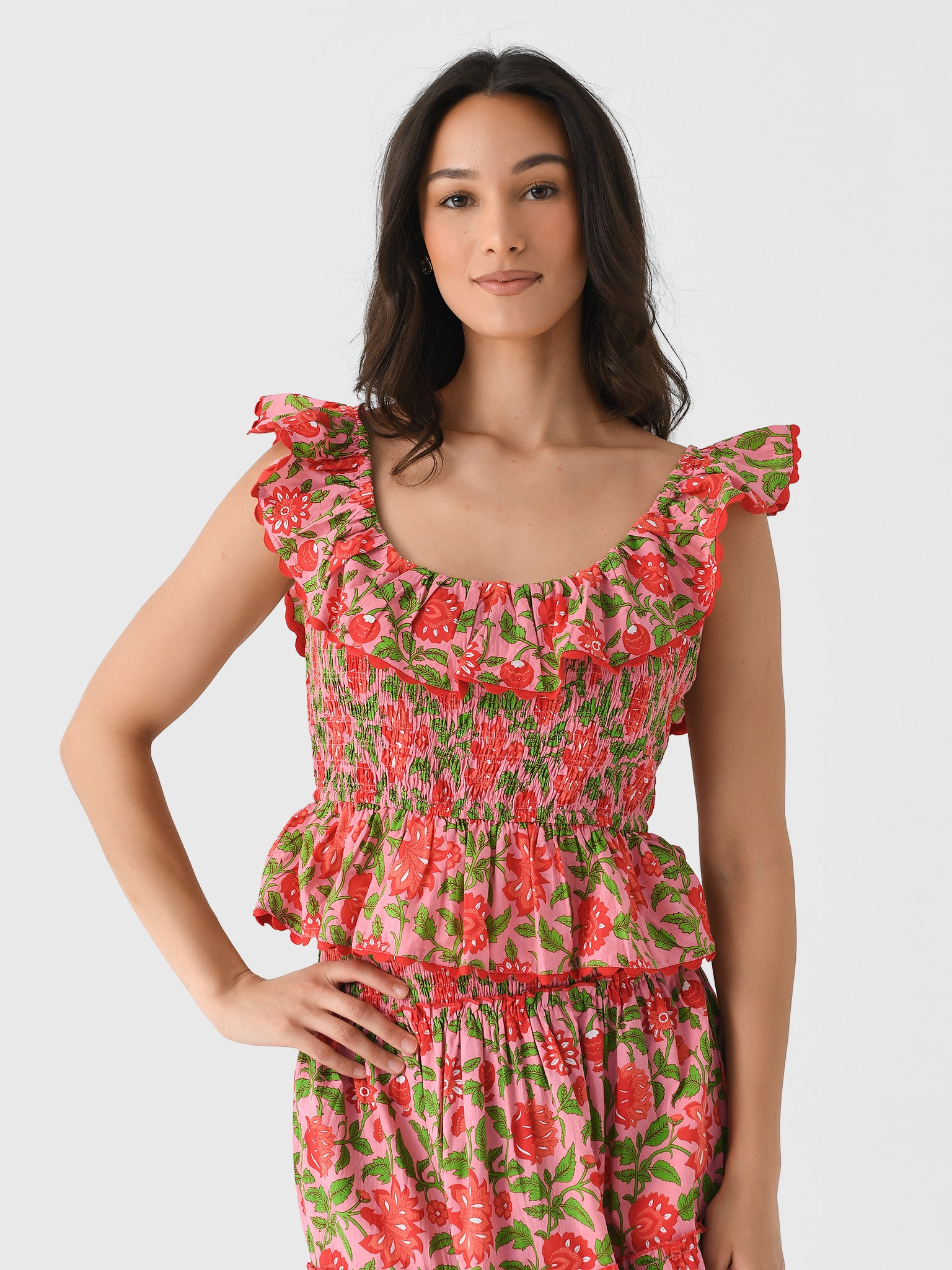 Pink City Prints Women's Susie Top - Saint Bernard