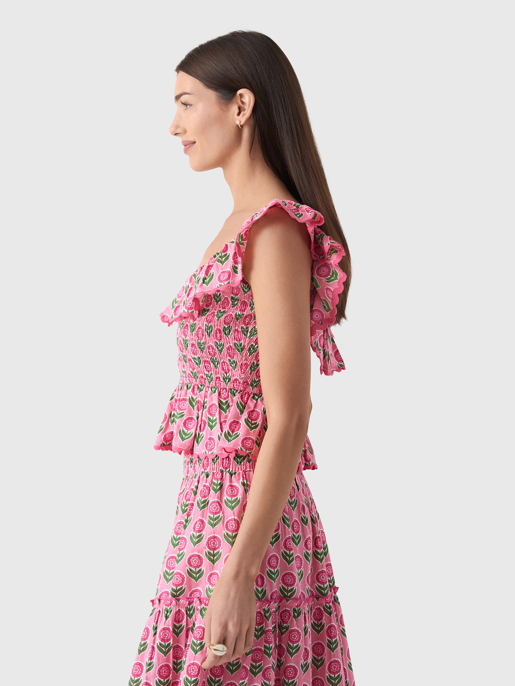 Pink City Prints Women's Susie Top - Saint Bernard