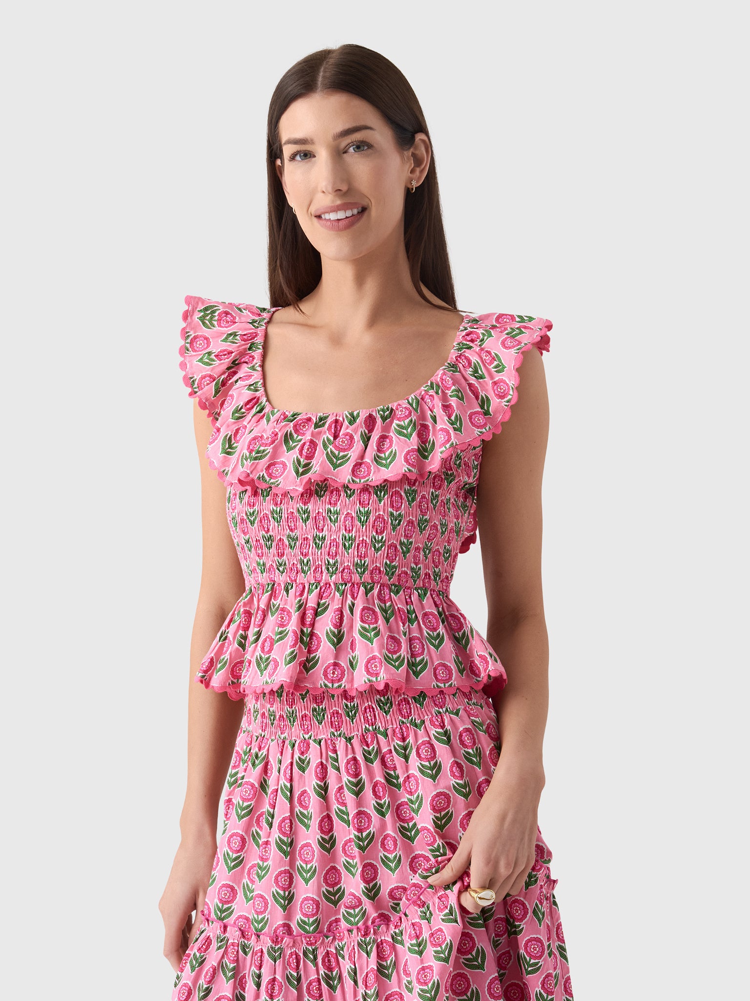 Pink City Prints Women's Susie Top - Saint Bernard