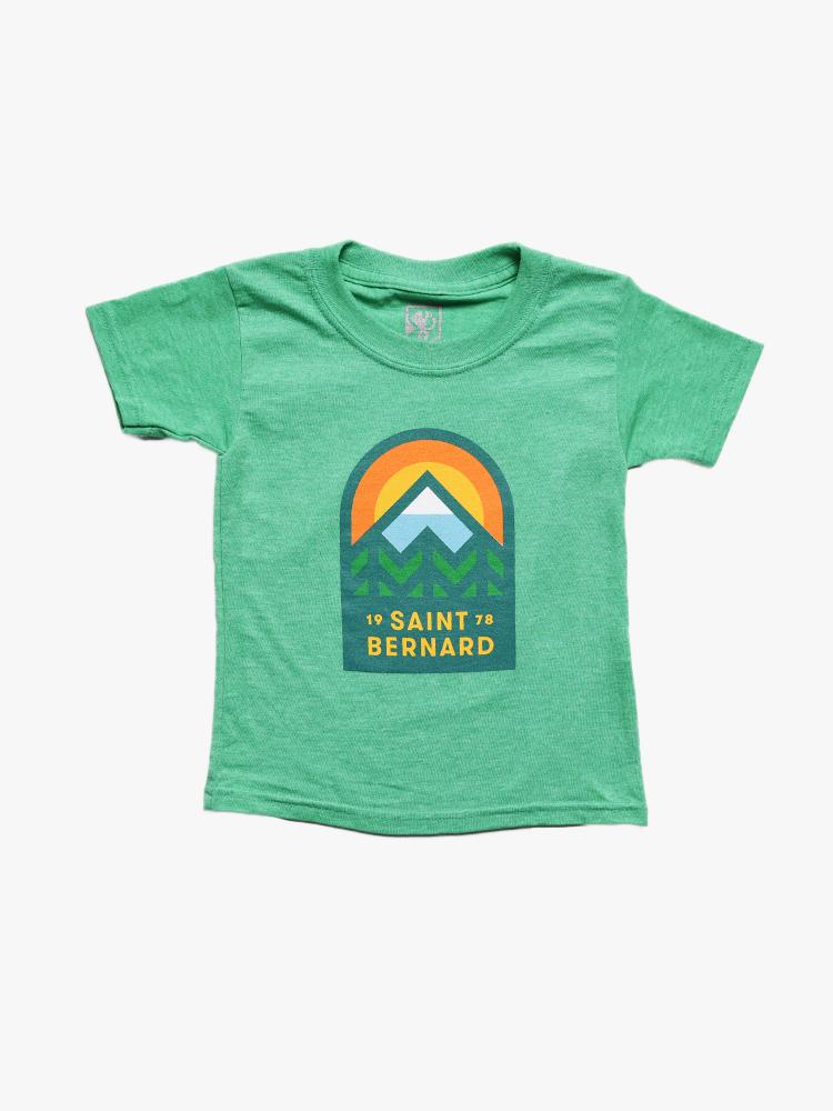 Saint Bernard Toddler Sunset Logo Tee