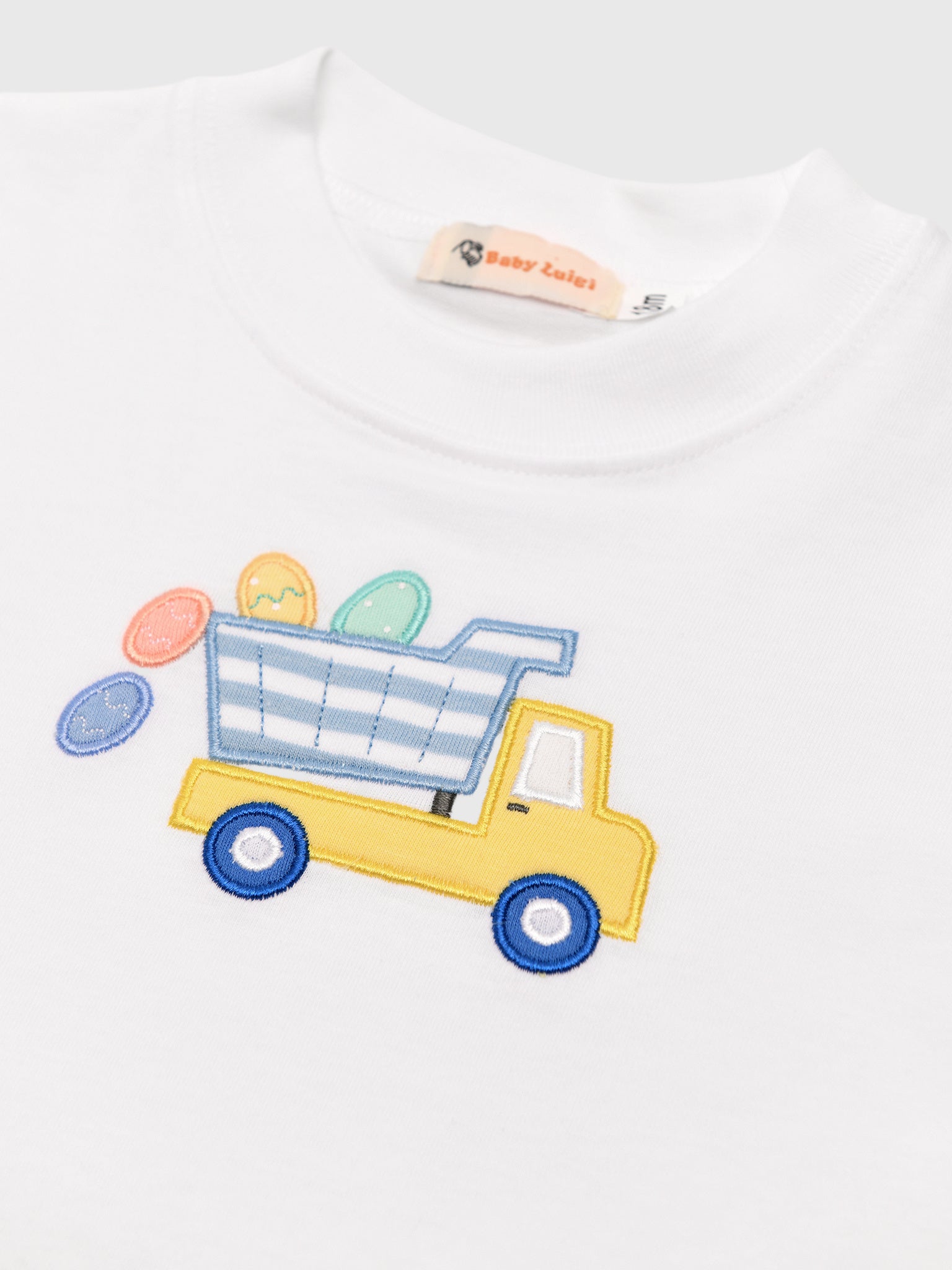 Luigi Boys' Easter Egg Truck Short Sleeve Tee - Saint Bernard