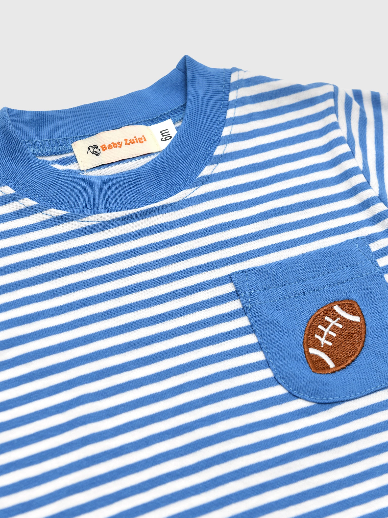 Luigi Boys' Football Pocket Tee - Saint Bernard
