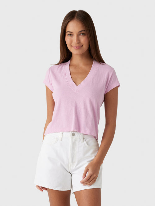 Perfect White Tee Women's Alanis V-Neck Tee
