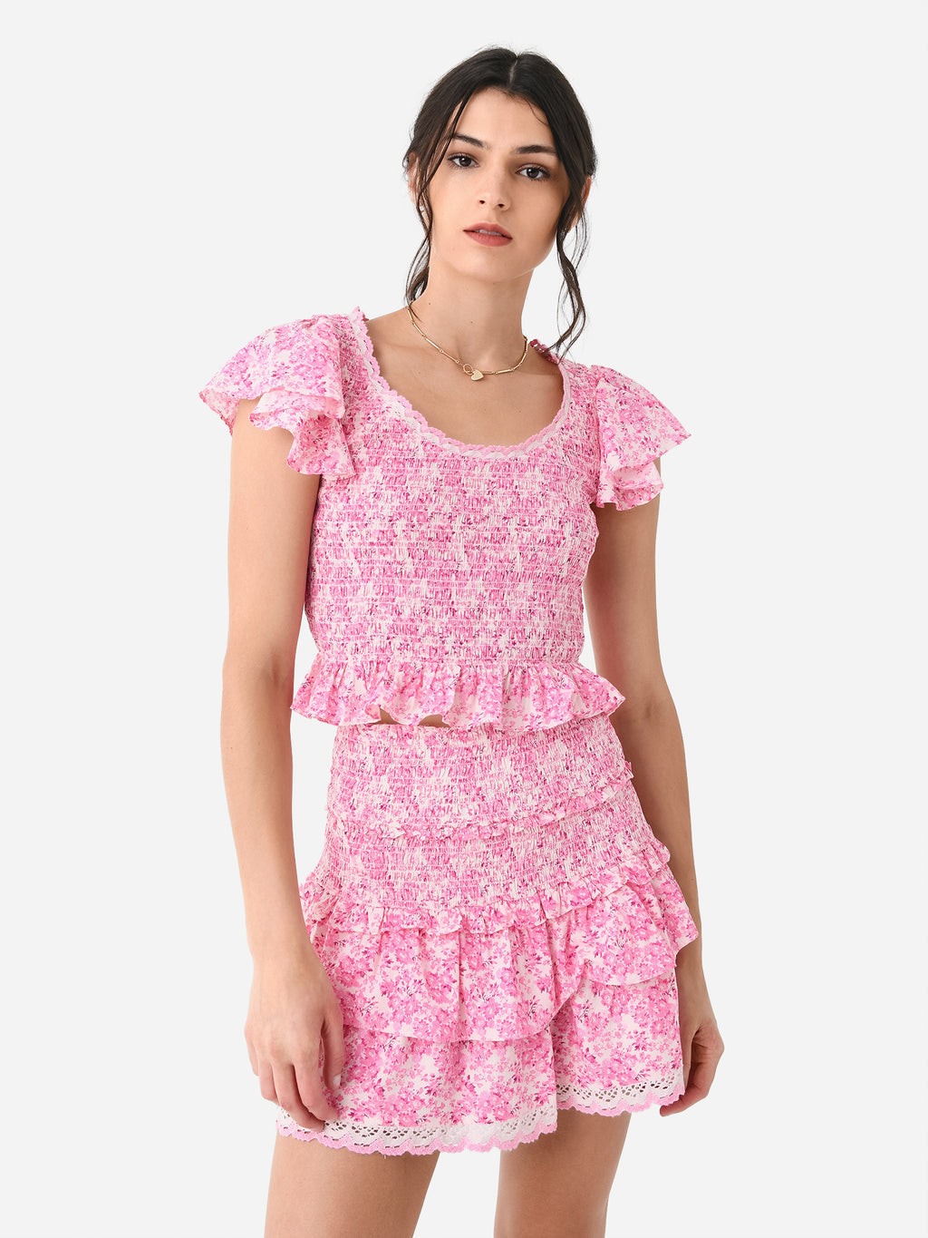 LoveShackFancy Women's Milta Top - Saint Bernard