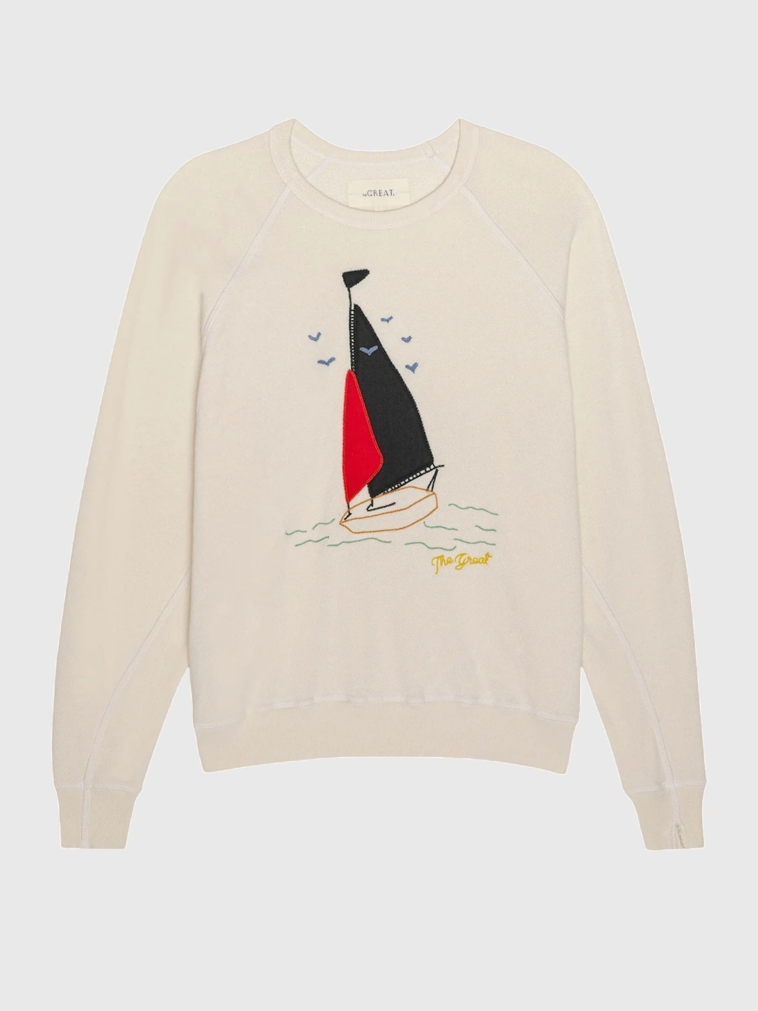 The Great Women's The Sailing Boat College Sweatshirt - Saint Bernard