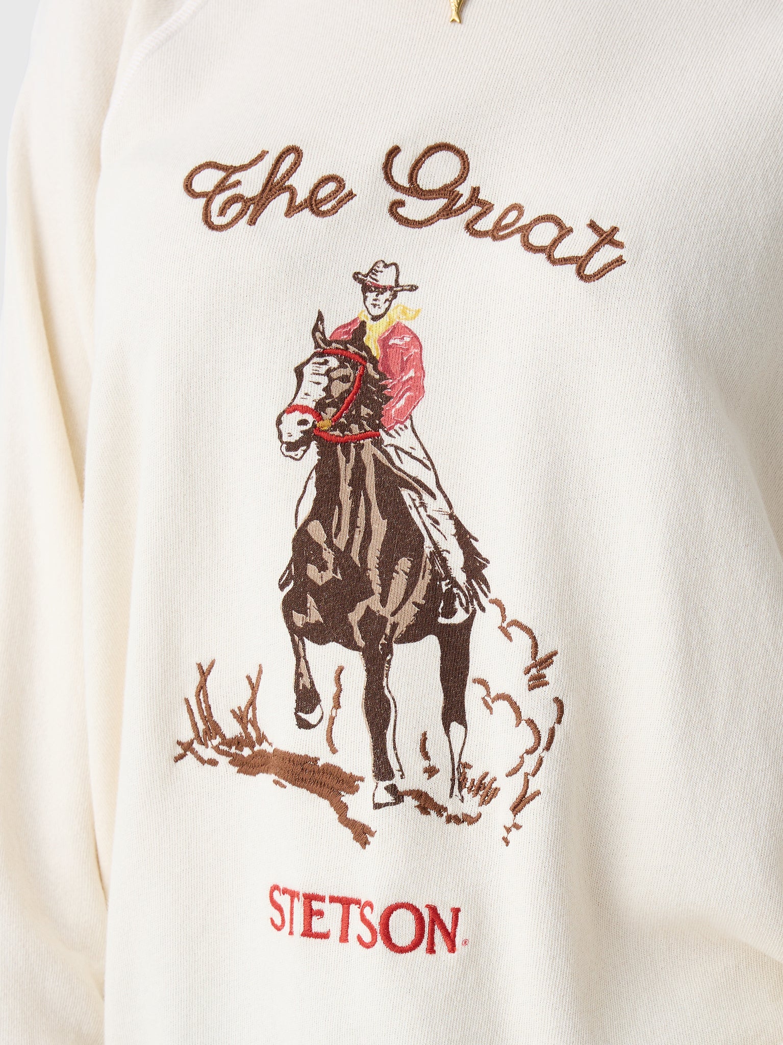 The Great X Stetson Women's The College Stetson Graphic Sweatshirt - Saint Bernard
