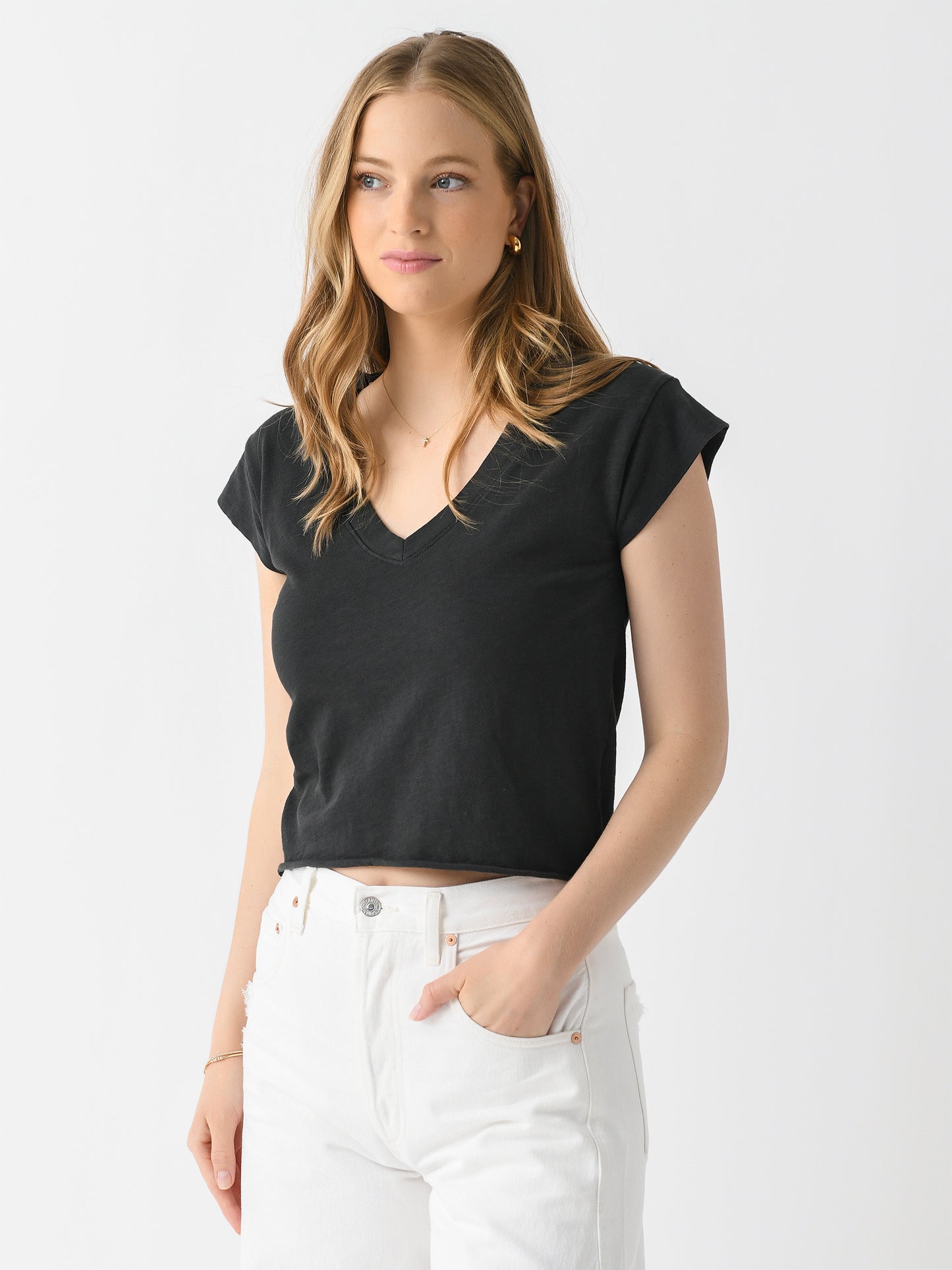 Perfect White Tee Women's Pearl Tee - Saint Bernard