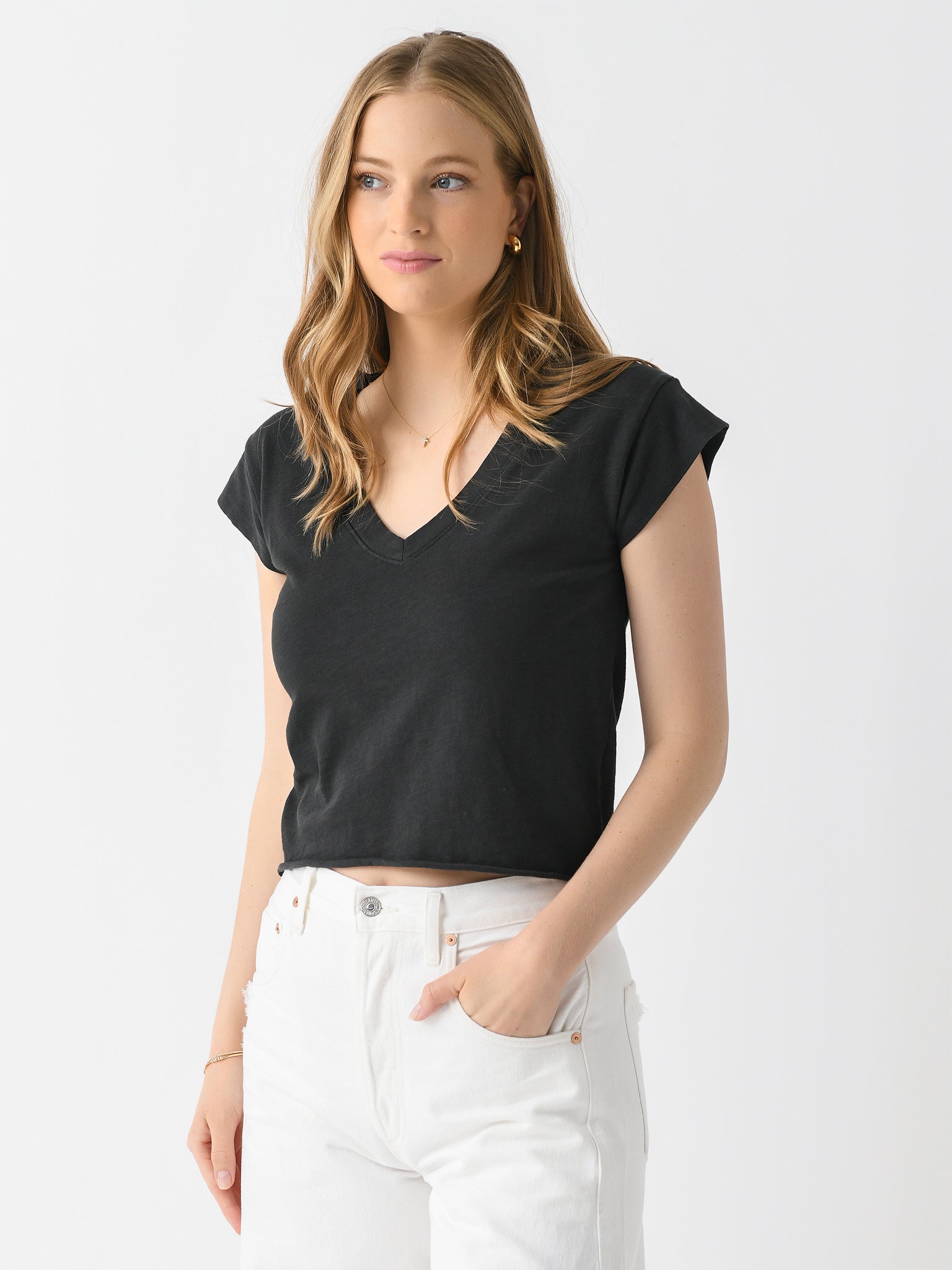 Perfect White Tee Women's Pearl Tee - Saint Bernard
