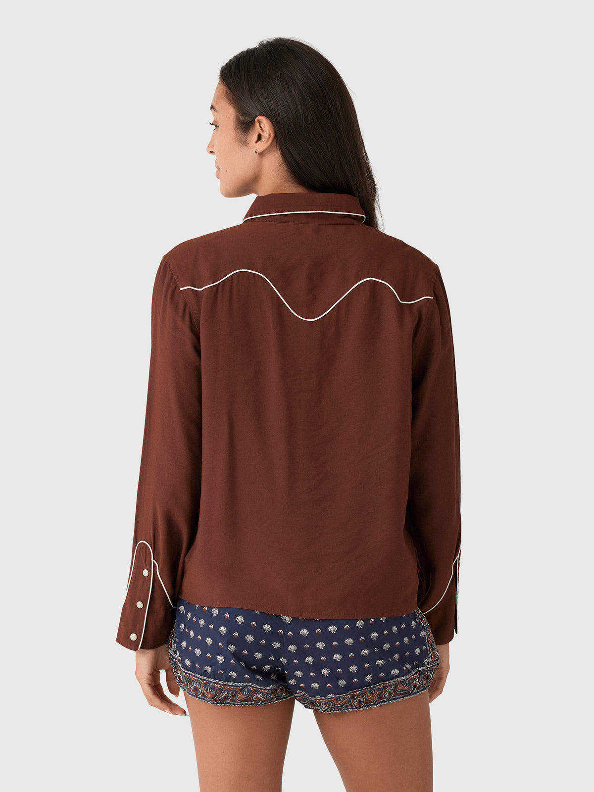 The Great Women's The Western Shirt - Saint Bernard
