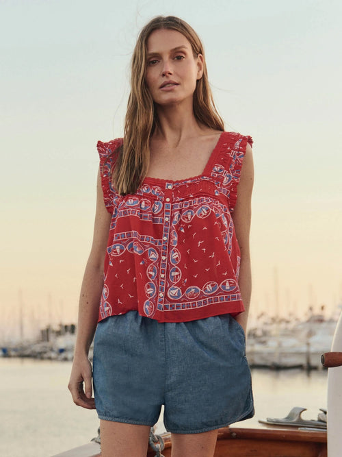 The Great Women's The Victorian Pleat Tank