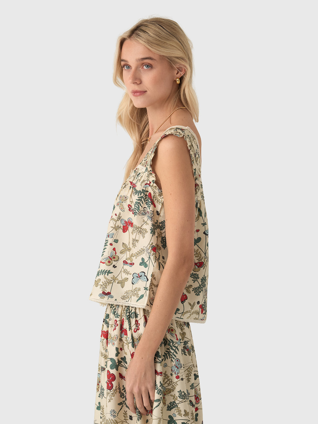 The Great Women's The Victorian Pleat Tank - Saint Bernard