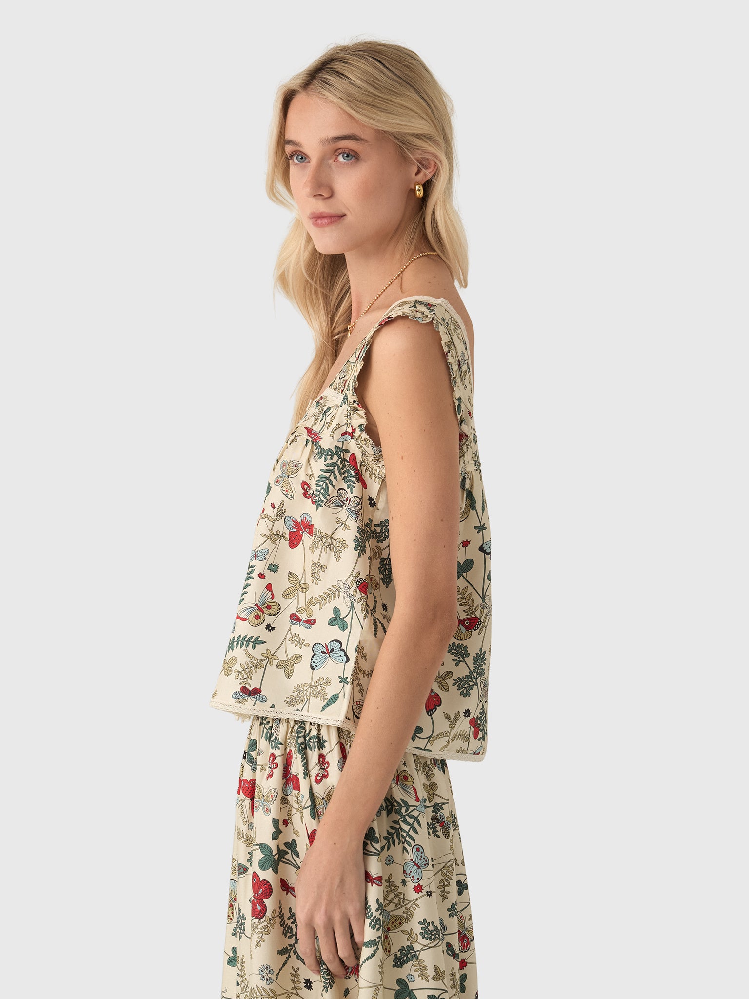 The Great Women's The Victorian Pleat Tank - Saint Bernard