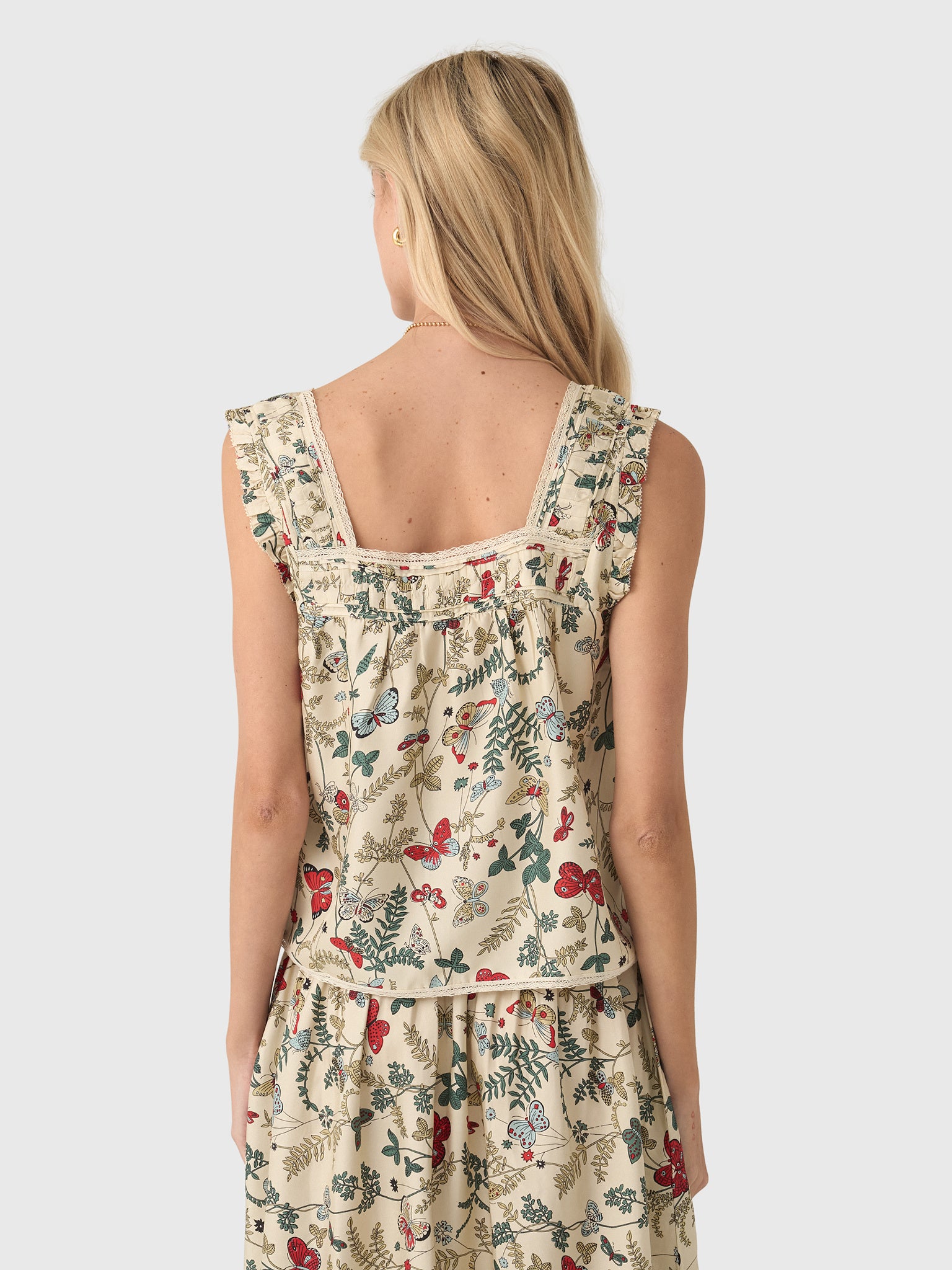 The Great Women's The Victorian Pleat Tank - Saint Bernard