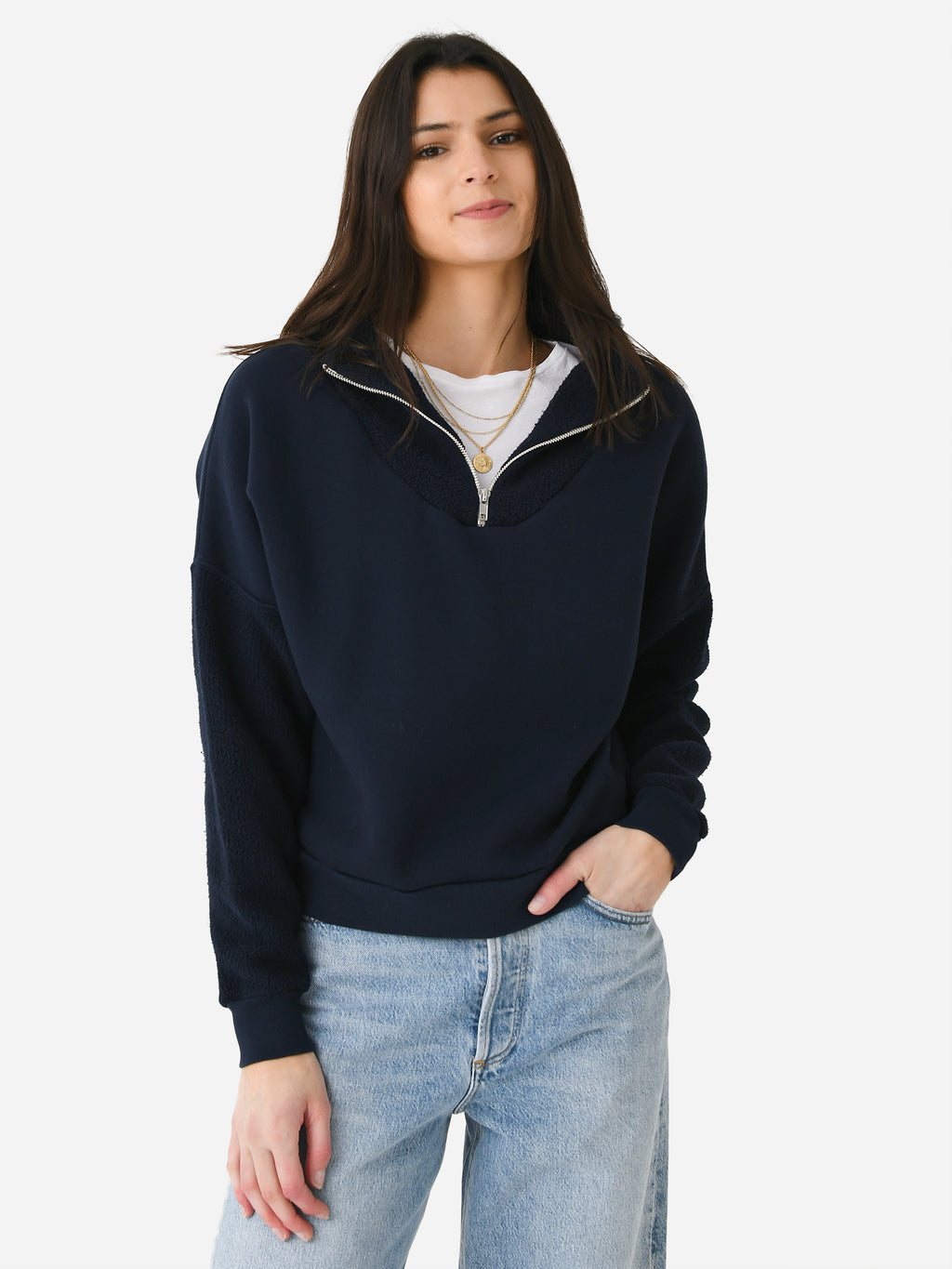 Perfect White Tee Women's Tyra Pullover - Saint Bernard