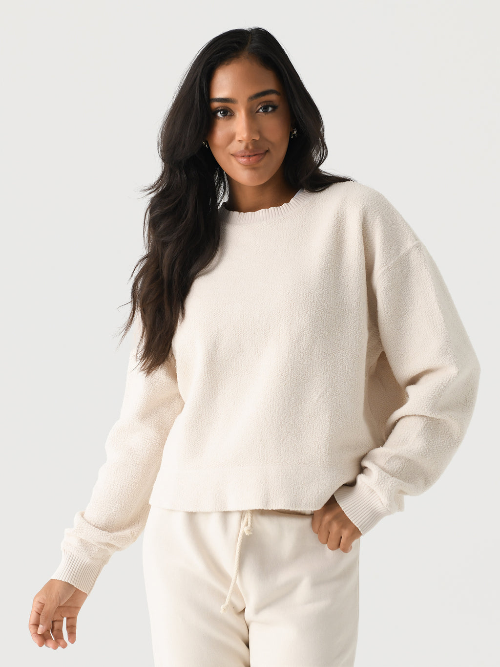 Perfect White Tee Women's Mayer Sweatshirt - Saint Bernard
