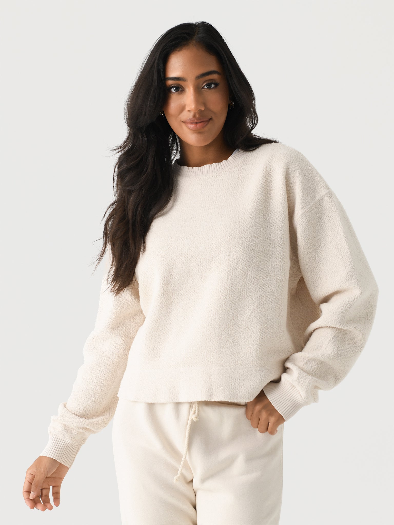 Perfect White Tee Women's Mayer Sweatshirt - Saint Bernard