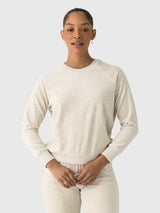 Perfect White Tee Women's Stella Velour Sweatshirt - Saint Bernard