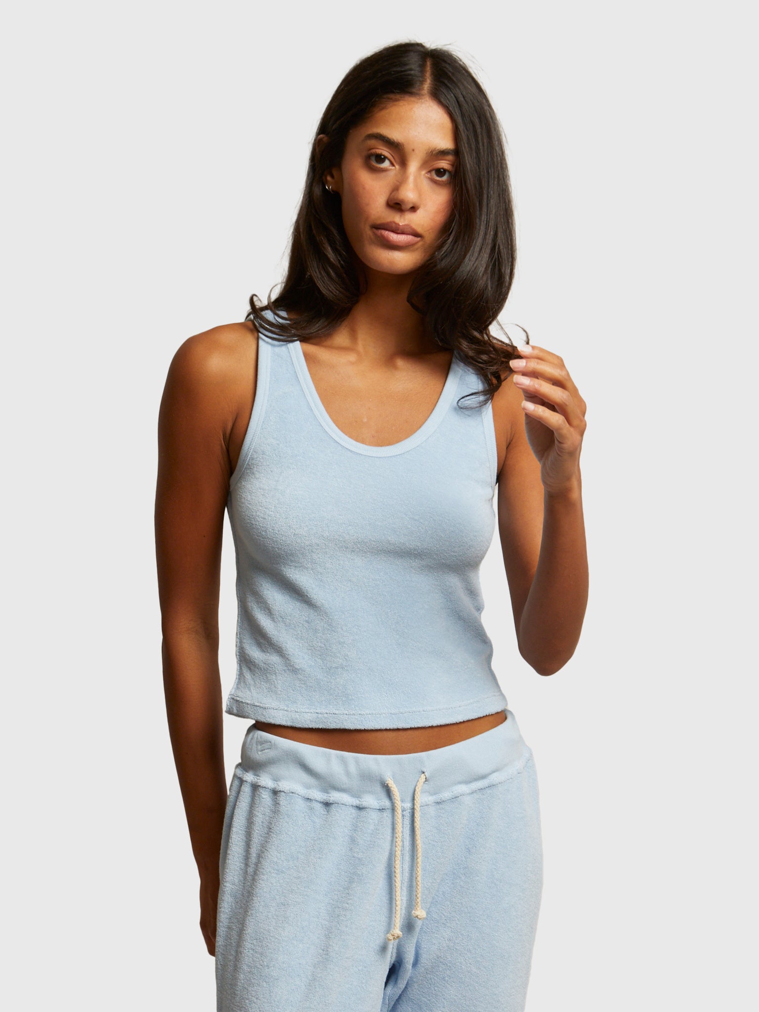 Perfect White Tee Women's Cruise Terry Tank - Saint Bernard