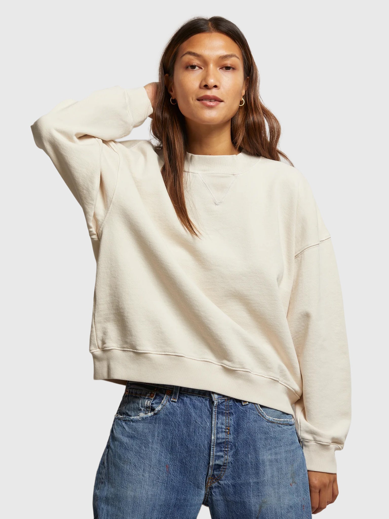 Perfect White Tee Women's Blake Sweatshirt - Saint Bernard
