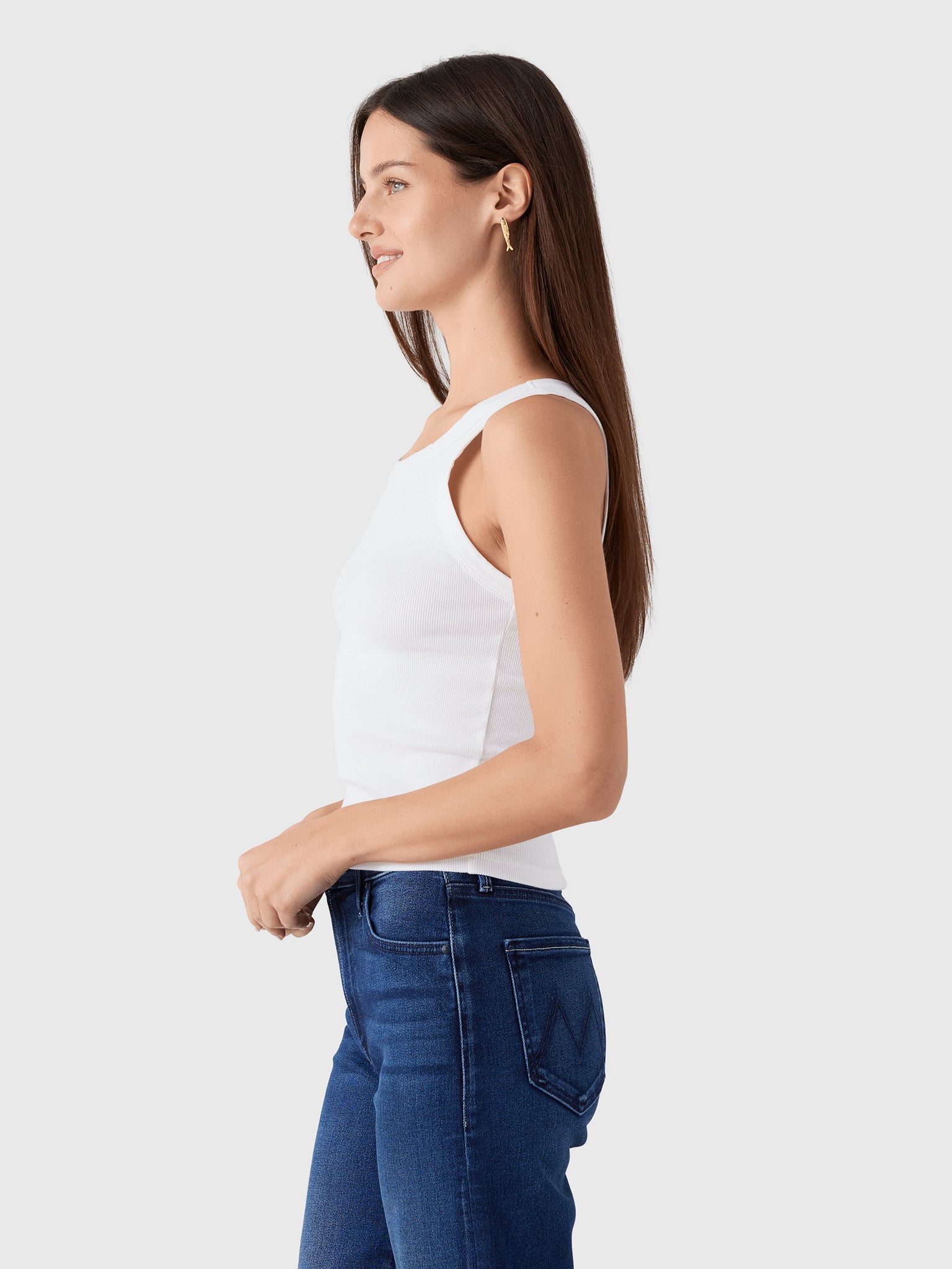 Perfect White Tee Women's Elle Tank - Saint Bernard