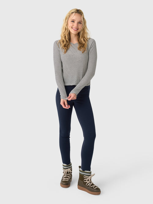 Perfect White Tee Women's Jamie Stripe Long Sleeve Tee