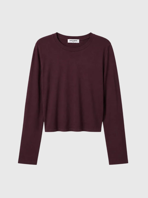 Perfect White Tee Women's Jamie Long Sleeve Tee - Saint Bernard