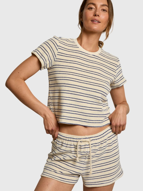 Perfect White Tee Women's Eve Stripe Terry Tee