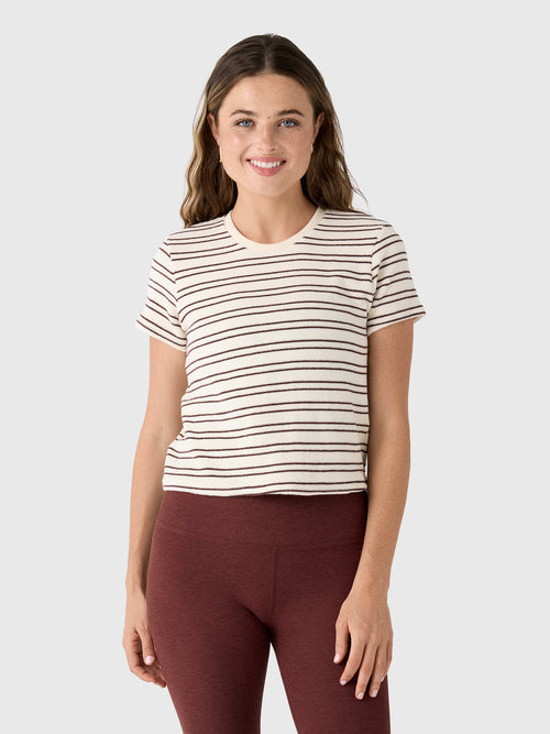 Perfect White Tee Women's Eve Stripe Terry Tee
