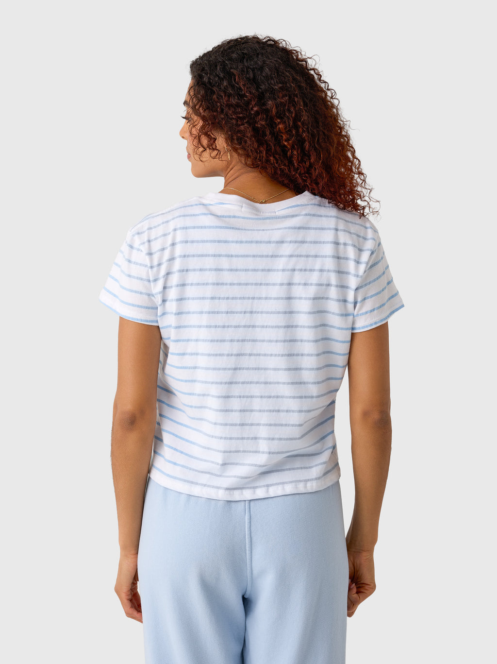 Perfect White Tee Women's Everett Stripe Tee - Saint Bernard