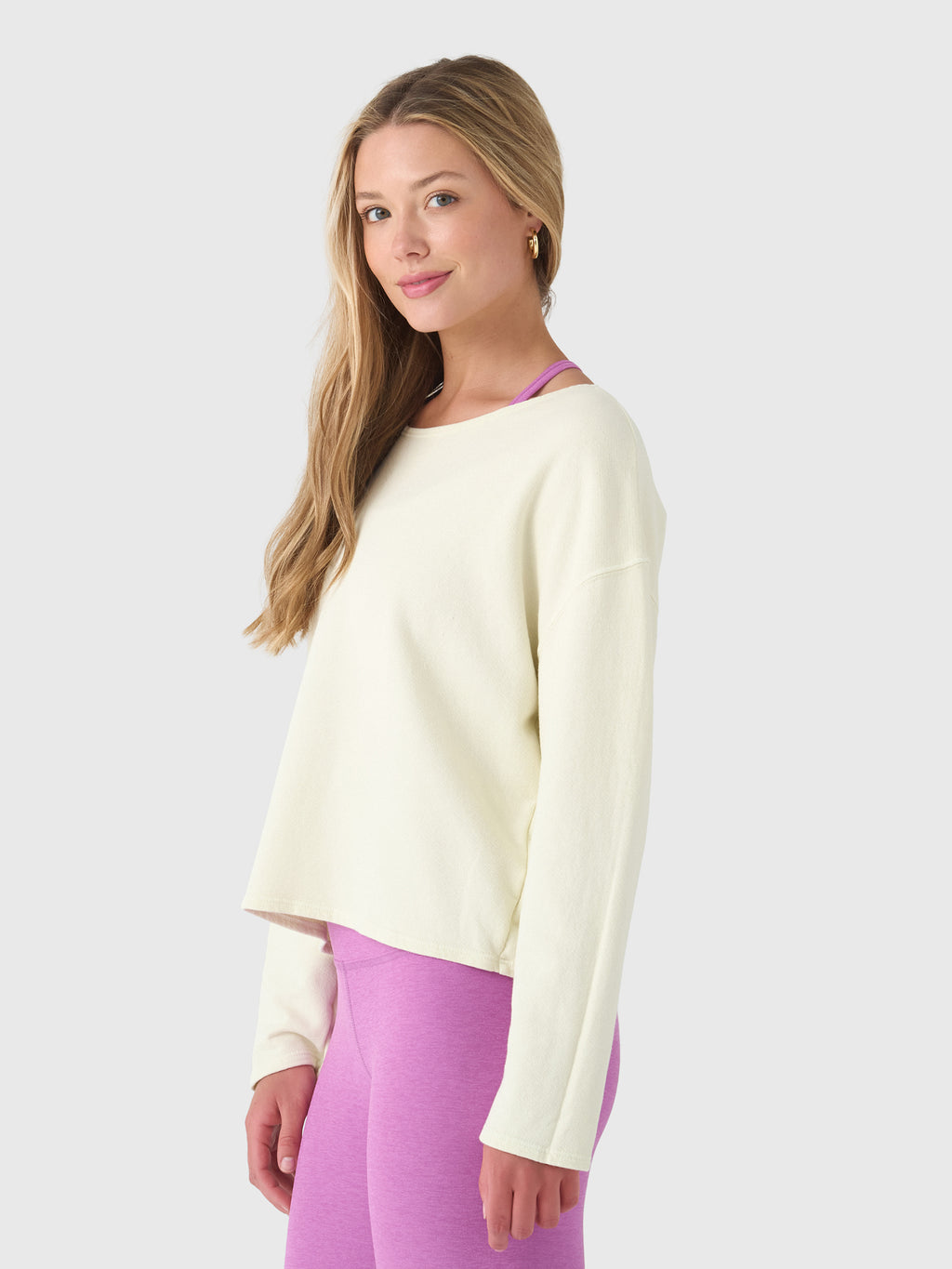 Perfect White Tee Women's Briana French Terry Tee - Saint Bernard