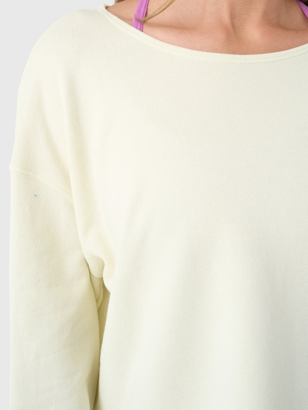 Perfect White Tee Women's Briana French Terry Tee - Saint Bernard