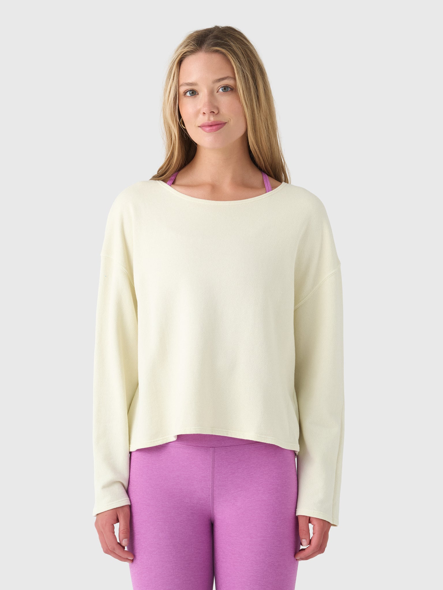 Perfect White Tee Women's Briana French Terry Tee - Saint Bernard