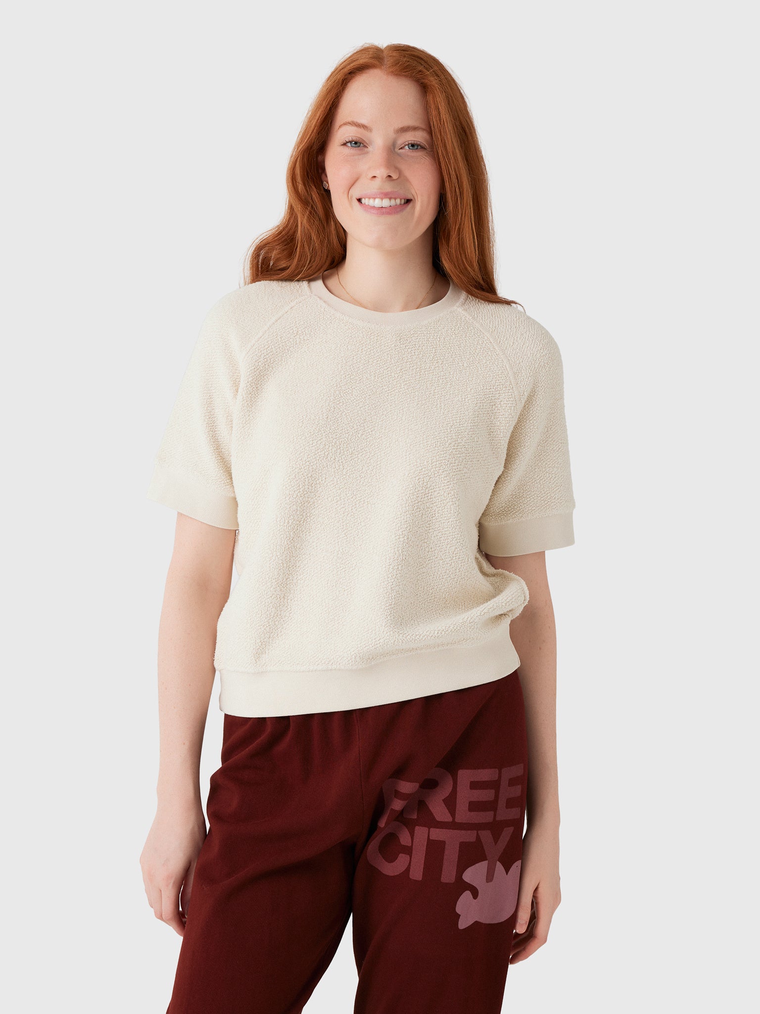 Perfect White Tee Women's Kennedy Reverse Tee - Saint Bernard
