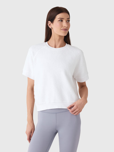 Perfect White Tee Women's Kennedy Reverse Tee - Saint Bernard