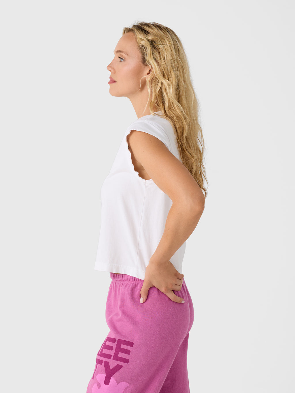 Perfect White Tee Women's Porter Cap Sleeve Tee - Saint Bernard