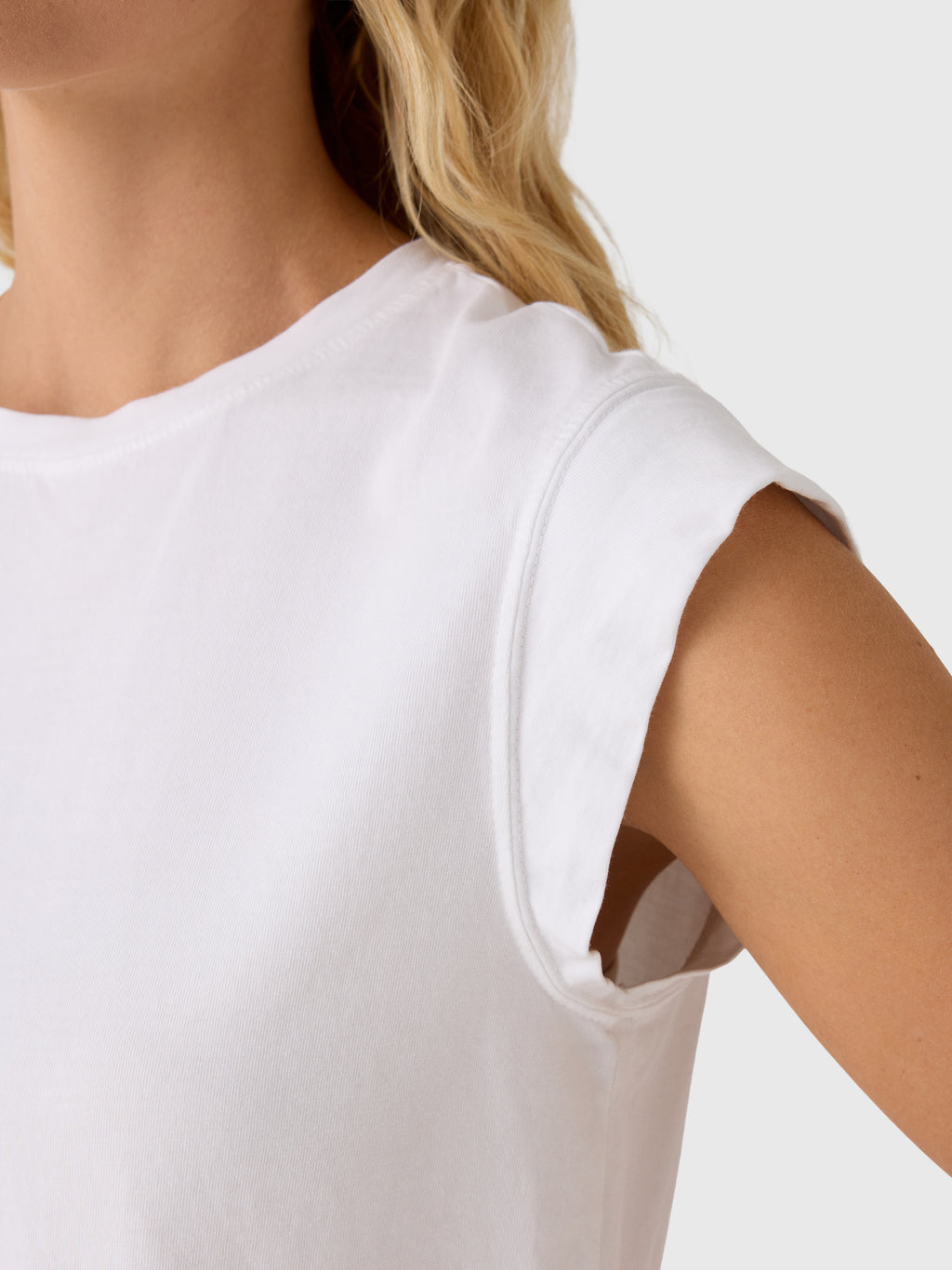 Perfect White Tee Women's Porter Cap Sleeve Tee - Saint Bernard