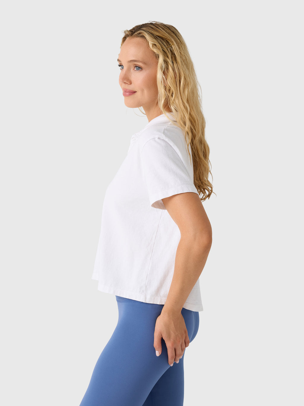 Perfect White Tee Women's Charlie Collared Tee - Saint Bernard