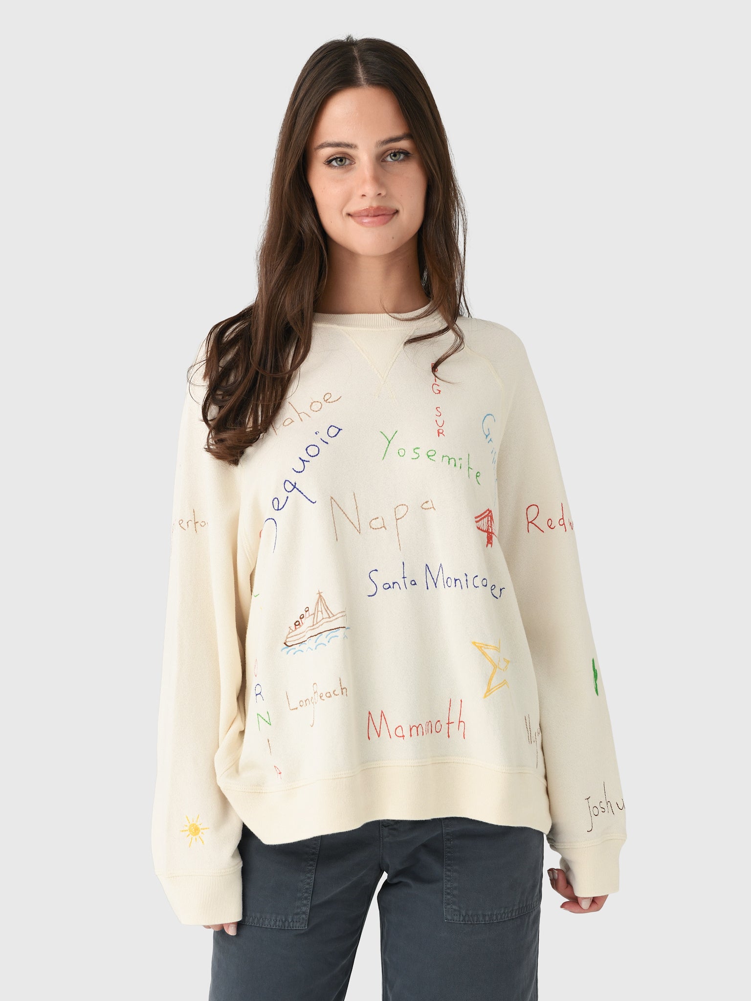 The Great Women's The Slouch Sweatshirt - Saint Bernard